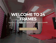 Tablet Screenshot of 24frames.lk